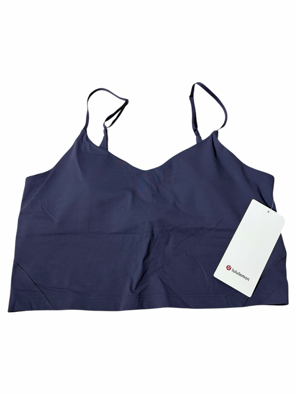 NWT Lululemon Align Cropped Cami Tank Top *Light Support, (Nightfall) Size 14
